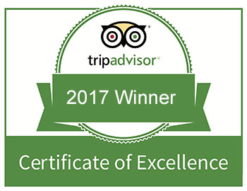 Trip Advisor Certificate of Excellence